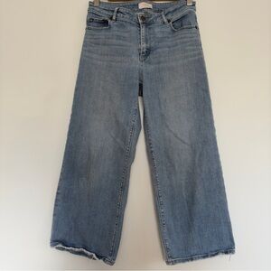 Loft cropped wideleg jeans size: 2P